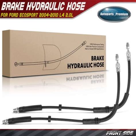 X Front Left Right Brake Hydraulic Hose For Ford Ecosport