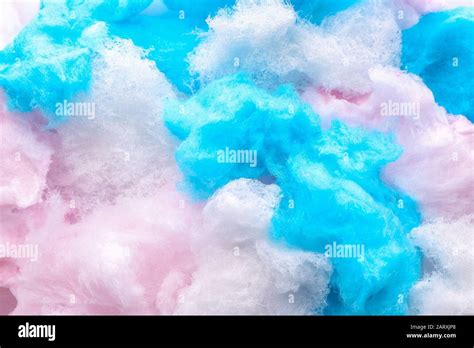 Texture Of Cotton Candy Closeup Stock Photo Alamy