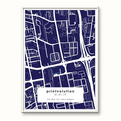 Line City Map - PrintVolution