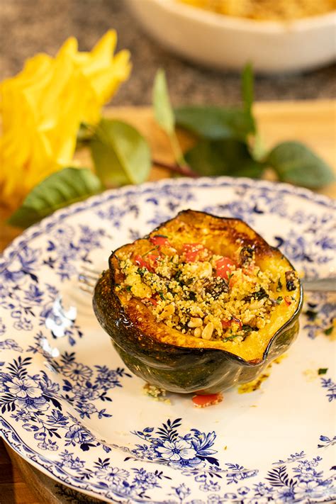 Mediterranean Stuffed Acorn Squash Dimitras Dishes