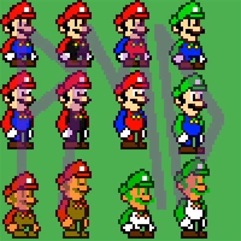 Evolution Of Luigi S Sprites In Super Mario World 57 OFF