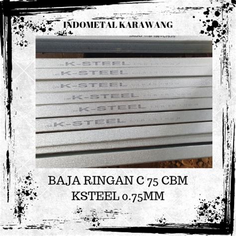 Jual Baja Ringan C X Mm X Mm Cbm Ksteel Shopee Indonesia