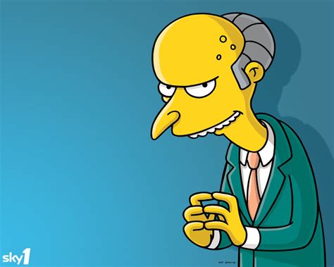 Mr Burns Cartoon The Simpsons Bart Simpson