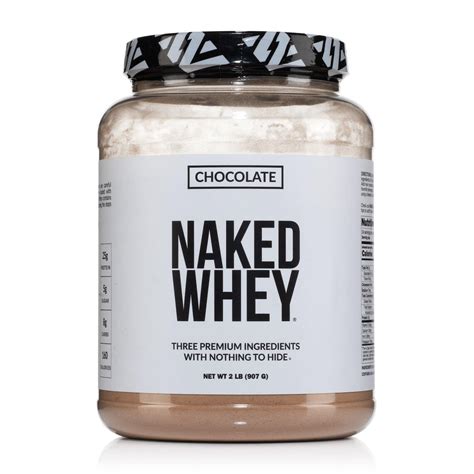 Chocolate Whey Protein Powder 2lb Naked Whey Naked Nutrition Canada