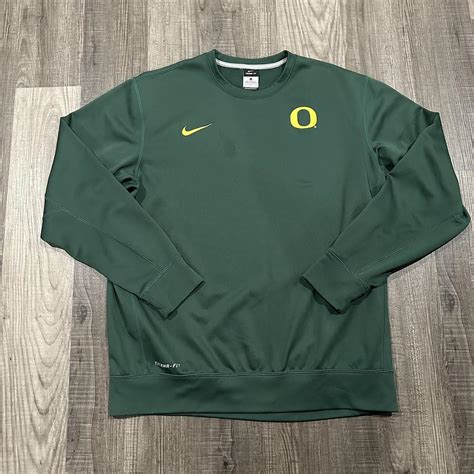 Nike Oregon Ducks Crewneck -Size L -Condition 10/10 - Depop