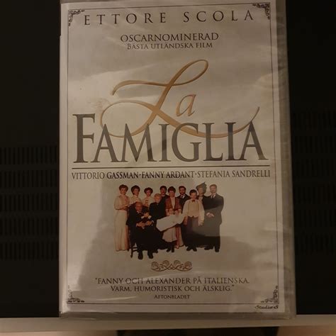 La famiglia Ettore Scola inplastad dvd Köp på Tradera 586928348