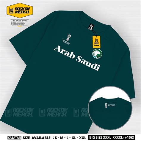 Jual Kaos Dewasa Piala Dunia Qatar Arab Saudi Fifa World Cup Qatar