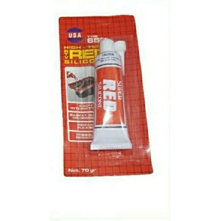 Jual Lem High Temp Red Silicone USA 650 70gr Sealant Paking Gasket