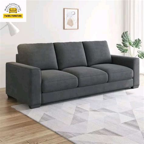 Promo Sofa Minimalis 3 Seater Kursi Tamu Jati Modern Berkualitas Diskon