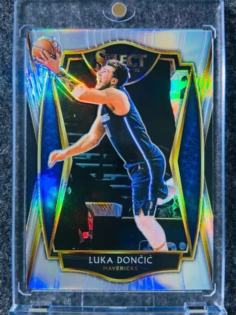 Luka Doncic Dallas Mavericks Panini Select Premier Argent