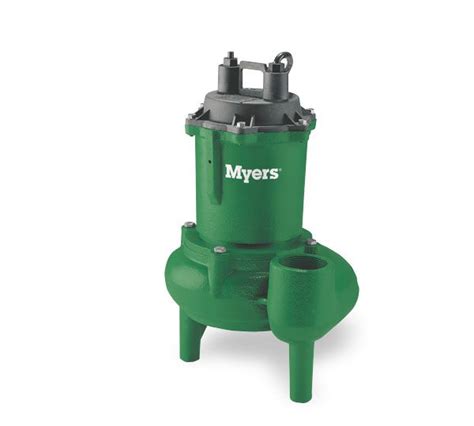 Myers Mw50 21p 12 Hp 230 Volt Sewage Pump With Piggyback Float