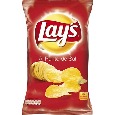 Lays Patatas Fritas Al Punto De Sal Bolsa 170 G Tu Supermercado Online De Confianza