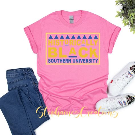 Southern University Shirt Historically Black Southern Etsy