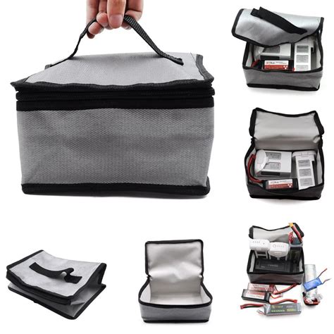 Aliexpress Buy LiPo Battery Fireproof Safety Bag 20x11x15cm Safe