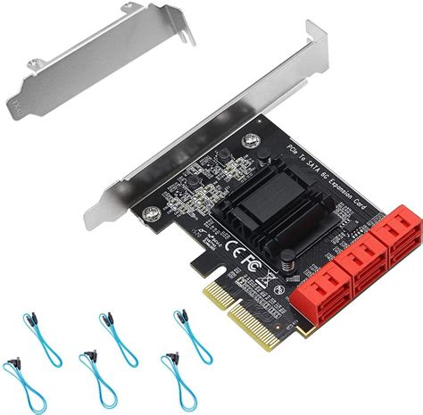 Cerrxian Pcie X To Sata Expansion Card For System Drive