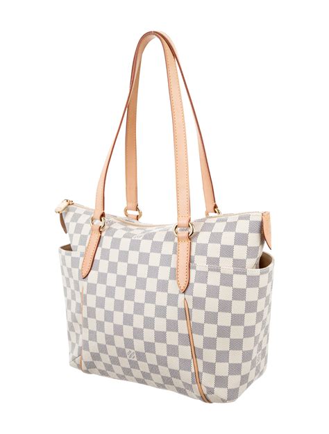 Louis Vuitton Damier Azur Totally Pm Handbags Lou The Realreal