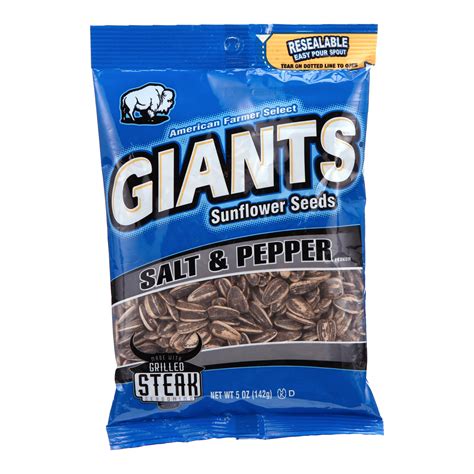 Giants Salt Pepper Sunflower Seeds Oz Walmart