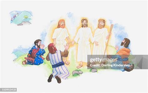 Transfiguration Of Jesus High Res Illustrations Getty Images