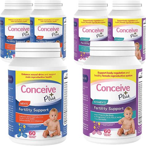 Conceive Plus Suplementos Prenatales De Suministro De 3 Meses De Apoyo