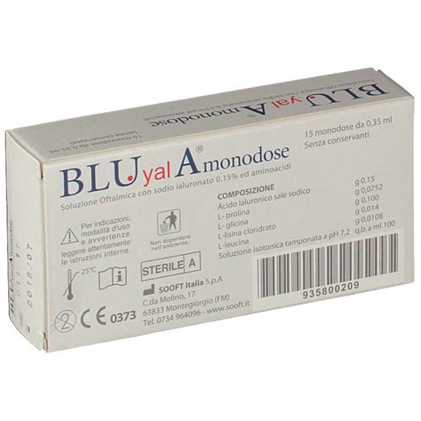 Bluyal A Soluzione Oftalmica Monodose X Ml Redcare