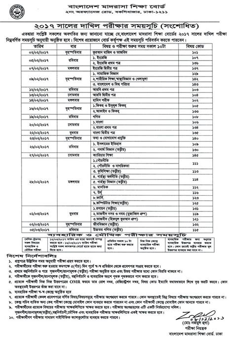 Ssc Examination Routine For All Educational Boards Life In