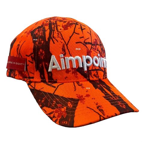 Casquette Homme Aimpoint Orange Camouflage Casquettes Chasse