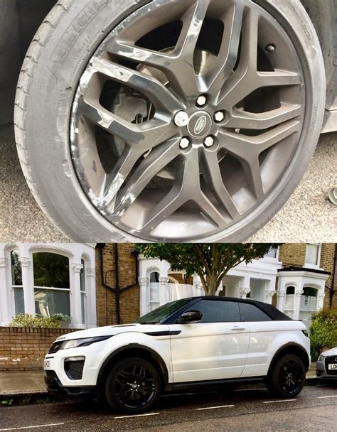 Range Rover Evoque Satin Black Refurbishment Alloywheelwelding Co Uk