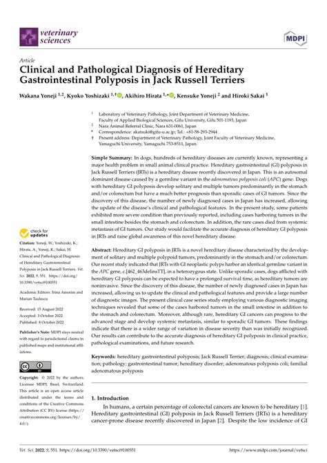 Pdf Clinical And Pathological Diagnosis Of Hereditary