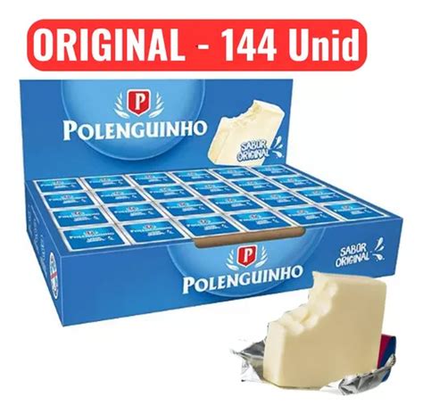 Polenguinho Tradicional Sabor Original 2 Caixa C 72 144 Un Frete grátis