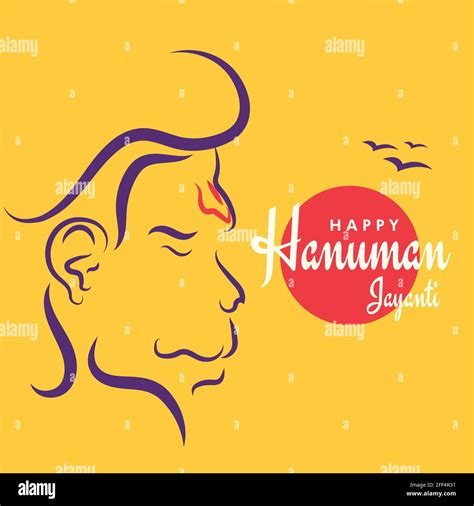 Happy Hanuman Jayanti Banner Poster Festival Greeting Wallpaper