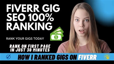 Fiverr Gig Seo How To Get First Order On Fiverr Fiverr Gig Ranking Tips Fiverr Tutorials