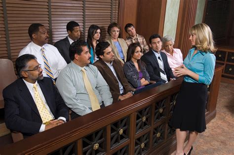 Jury In Courtroom