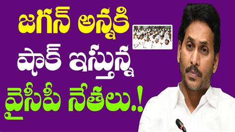 జగన అననక షక ఇసతనన వసప నతల ll YCP leaders are giving shock