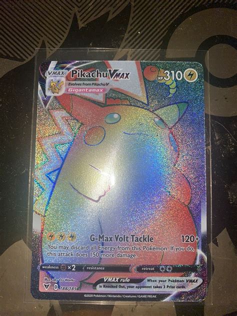 Mavin Vivid Voltage Pikachu Vmax Rainbow TCG