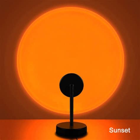 Lampara Sunset Proyector Puesta De Sol Tik Tok Conector Usb Cuotas