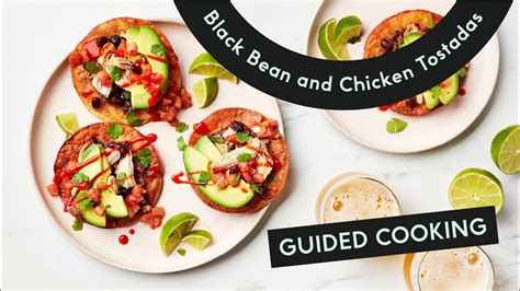 Pressure Cooker Dinner Black Bean And Chicken Tostadas Youtube