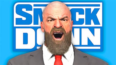 New Smackdown Gm Wwe K Universe Mode Youtube