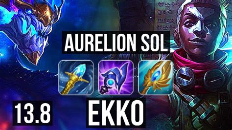 AURELION SOL Vs EKKO MID 65 Winrate 19 4 19 Legendary KR