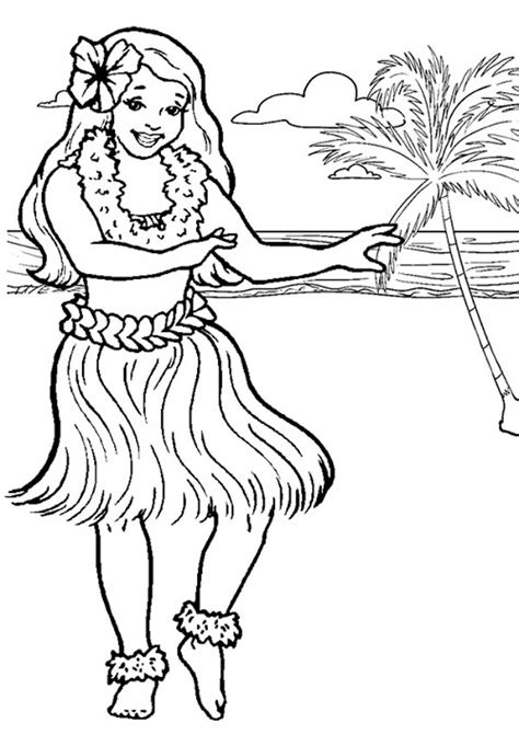 Hula Dancer Drawing At Getdrawings Free Download