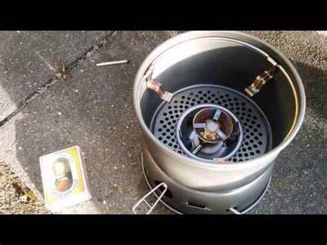 Trangia Kettle Boil With Primus Omnilite Ti Installed Youtube