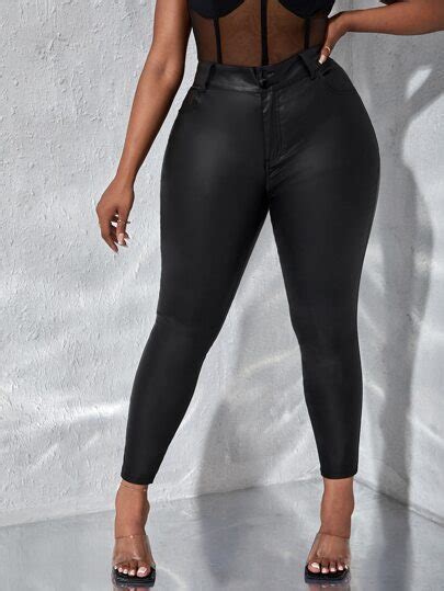 Search Leather Plus Jeans SHEIN USA