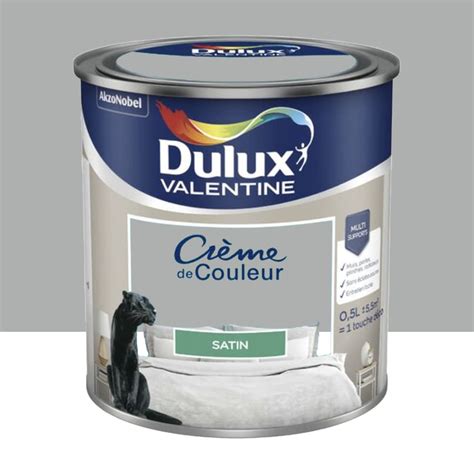 Peinture Multi Supports Dulux Valentine Cr Me De Couleur Satin Gris