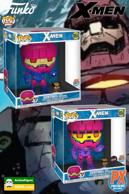 Funko Pop Marvel X Men Sentinel With Wolverine 10 Inch Jumbo