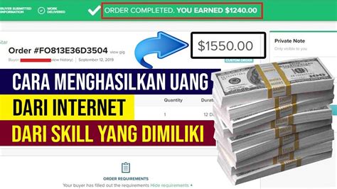 Cara Menghasilkan Uang Dari Internet Dari Skill Anda YouTube