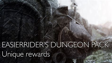 EasierRider s Dungeon Pack Unique rewards SE 日本語化対応 武器防具セット Skyrim