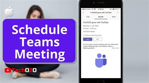 How To Schedule Meeting In Microsoft Teams From Phone TechOZO YouTube