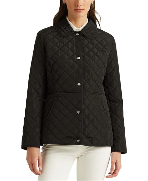 Lauren Ralph Lauren Womens Quilted Jacket Created For Macys Macys