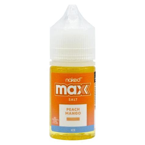 Essência para Vaper Naked Max Salt Peach Mango Ice 30ML no Paraguai