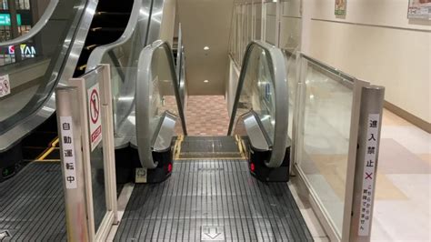 【逆走防止ブザー】ニトリモール相模原 エスカレーター 【フジテック】escalator Nitori Mall Sagamihara