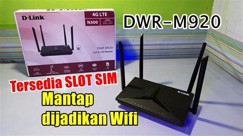 Review D Link DWR M920 Wireless N300 4G LTE Router YouTube